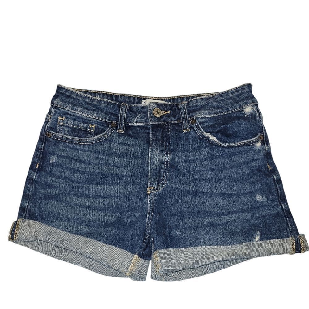 PAIGE WOMEN BLUE JEAN SHORTS SIZE 27